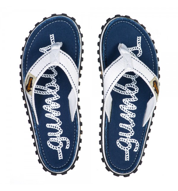 Žabky Gumbies z recyklovaných pneumatik - Gu13, Shoes Size 37, Barva Modrá Gumbies Gu13 - Rope