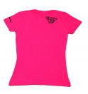 Dámské růžové tričko I am doping free 002- IMTWR