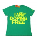 Maglia maschile verde I am doping free 001- IMTMV