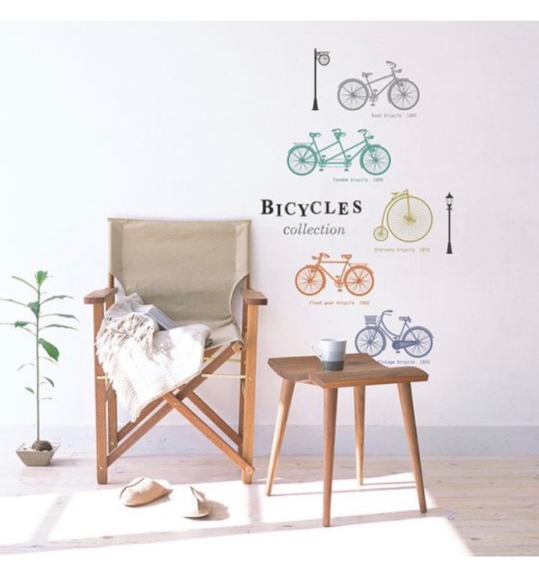 Gray Bicycle Sticker