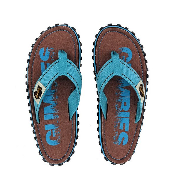 Žabky Gumbies z recyklovaných pneumatik - Gu024 - Blue Pool, Shoes Size 48, Barva Modrá Gumbies Gu084 - Blue Pool