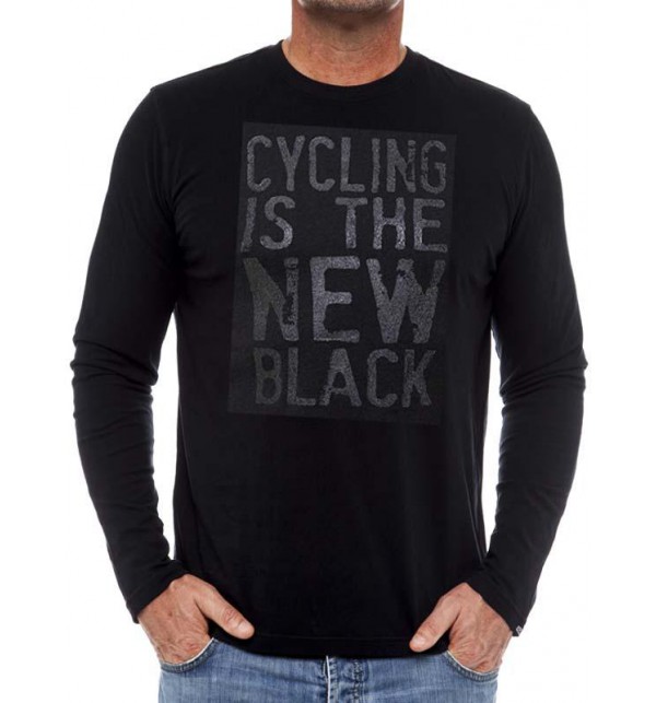 T-shirt long sleeve  Cycling Is the New Black