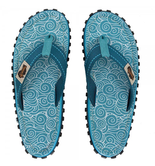 Žabky Gumbies z recyklovaných pneumatik - Gu088 - Gecko, Shoes Size 37, Barva Modrá Gumbies Gu088 - Swirls