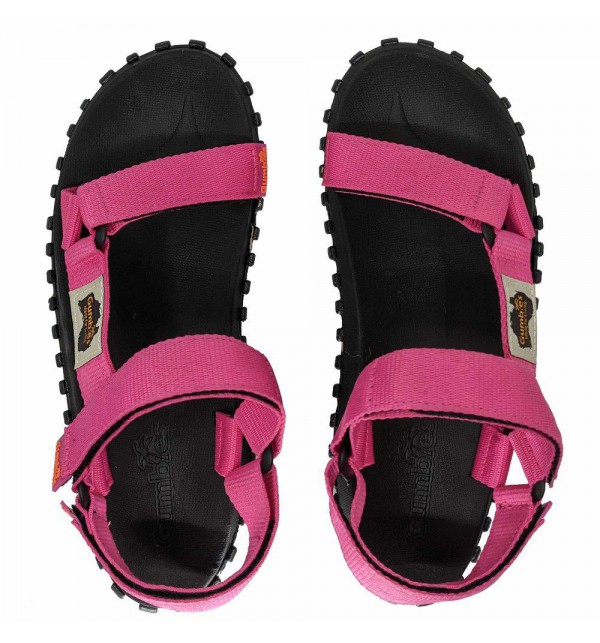 Sandále Gumbies z recyklovaných pneumatik - Gu01b - Scramblers Pink, Shoes Size 37, Barva Růžová Gumbies Gu01s - Slingback Pink