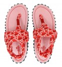 Sandal Gumbies from recycled tires - Gu01s - Slingback Pink