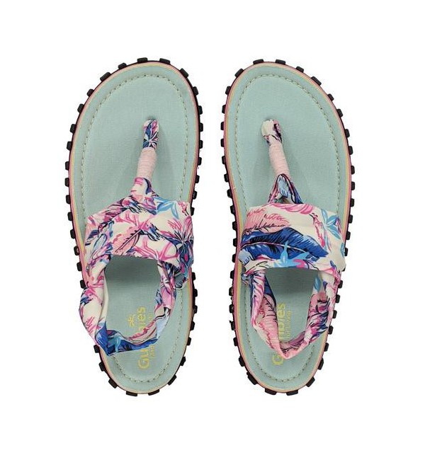 Sandále Gumbies z recyklovaných pneumatik - Gu03s - Mint & Pink, Shoes Size 37, Barva Modrá Gumbies Gu02s - Aztec