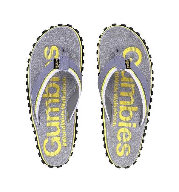 Žabky Gumbies z recyklovaných pneumatik - Gu028 - Cairns Yellow, Shoes Size 37, Barva Žlutá Gumbies Gu028 - Cairns Light Blue