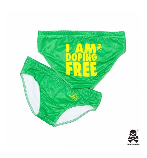 Costume maschile verde I am doping free 009-IMCMV