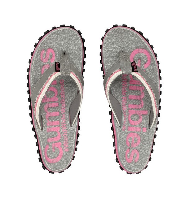 Flip-Flops Gumbies from recycled tires Gus01 - Cairns Pink