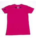 Maglietta femminile rosa Never Give Up 002-TFTFR