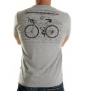 Šedé tričko Art of Bike Maintenance 005-MCGR